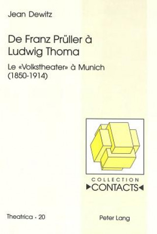 Книга De Franz Prueller a Ludwig Thoma Jean Dewitz