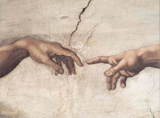 Hra/Hračka Michelangelo: Stvoření Adama detail - Puzzle/1000 dílků 