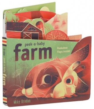 Kniha Peek-a-Baby: Farm Mike Orodan