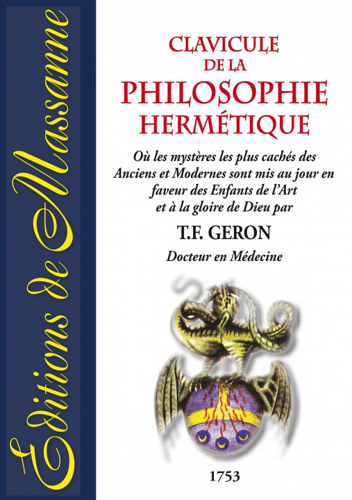 Carte Clavicule de la Philosophie Hermétique T. Geron