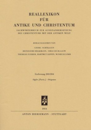 Book Reallexikon für Antike und Christentum 