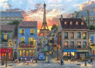 Könyv Puzzle Evening in Paris Inc Peter Pauper Press