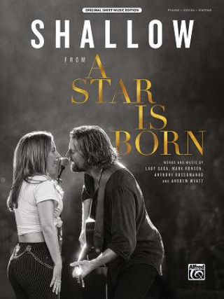 Könyv SHALLOW FROM A STAR IS BORN PVG Lady Gaga