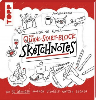 Kniha Sketchnotes. Der Quick-Start-Block Nadine Roßa