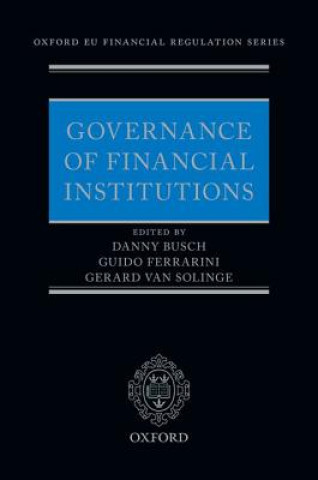 Livre Governance of Financial Institutions Danny Busch