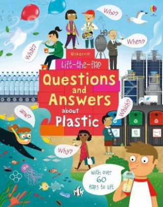 Carte Lift-the-Flap Questions and Answers about Plastic Katie Daynes