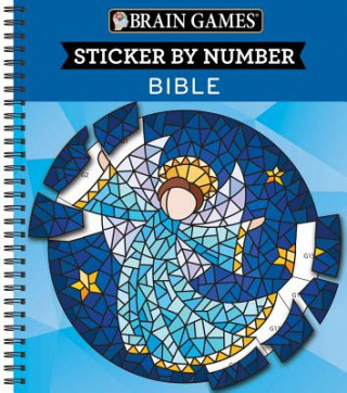 Carte Brain Games - Sticker by Number: Bible (28 Images to Sticker) Publications International
