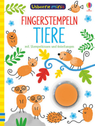 Książka Usborne Minis - Fingerstempeln: Tiere Sam Smith