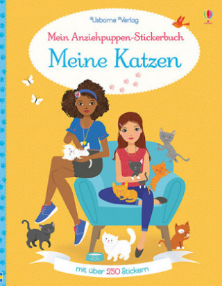 Książka Mein Anziehpuppen-Stickerbuch: Meine Katzen Lucy Bowman