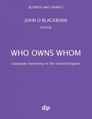 Kniha Who Owns Whom John D Blackburn