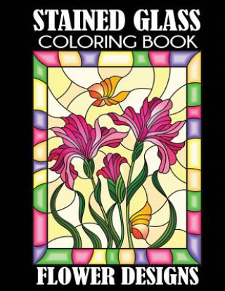 Книга Stained Glass Coloring Book Creative Coloring