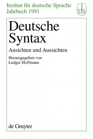 Kniha Deutsche Syntax Ludger Hoffmann