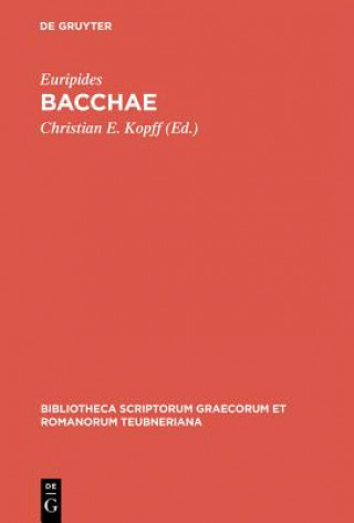 Knjiga Bacchae Euripides