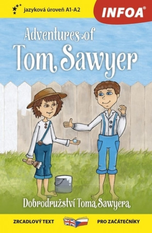 Kniha Adventures of Tom Sawyer/Dobrodružství Toma Sawyera Mark Twain
