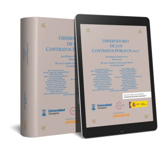 Libro OBSERVATORIO DE LOS CONTRATOS PÚBLICOS 2017 J.M. GIMENO FELIU