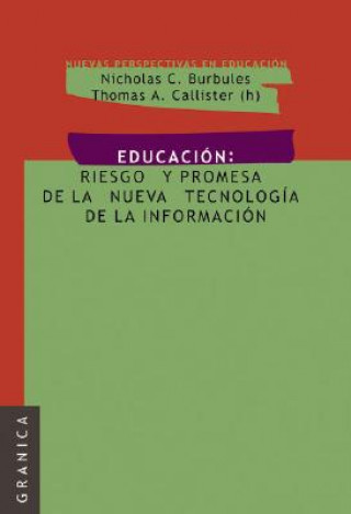 Knjiga Educacion Nicholas  C. Burbules