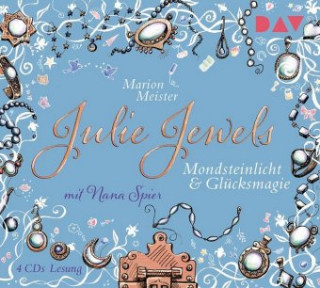 Audio Julie Jewels - Mondsteinlicht und Glücksmagie, 4 Audio-CDs Marion Meister