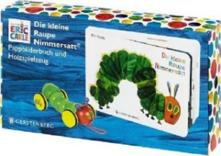 Kniha Die kleine Raupe Nimmersatt - Geschenkset Pappbilderbuch mit PlanToys®-Holzraupe Eric Carle