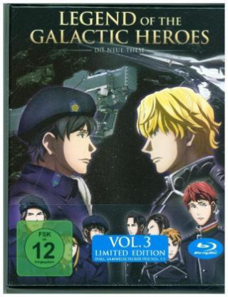 Filmek Legend of the Galactic Heroes: Die Neue These + Sammelschuber. Vol.3, 1 Blu-ray (Limited Edition) Shunsuke Tada