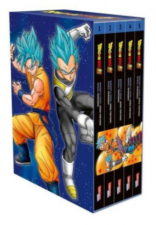 Joc / Jucărie Dragon Ball Super Bände 1-5 im Sammelschuber mit Extra Akira Toriyama