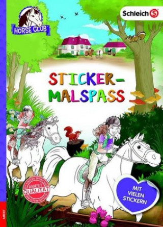 Kniha Schleich Horse Club Sticker-Malspaß 