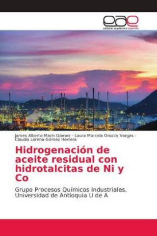 Książka Hidrogenacion de aceite residual con hidrotalcitas de Ni y Co James Alberto Marín Gómez