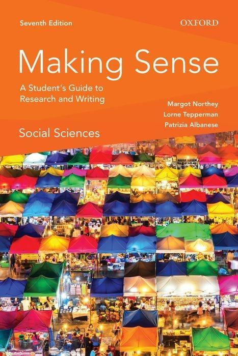 Könyv Making Sense in the Social Sciences Northey