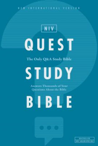 Книга NIV, Quest Study Bible, Hardcover, Blue, Comfort Print CHRISTIANITY TODAY I