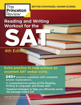 Knjiga Reading and Writing Workout for the SAT Princeton Review