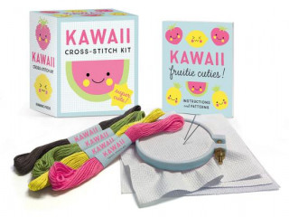 Kniha Kawaii Cross-Stitch Kit Sosae Caetano