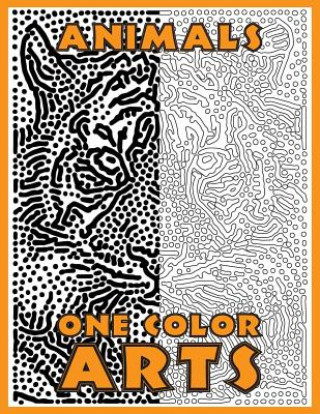 Книга One Color Arts: New Type of Relaxation & Stress Relief Coloring Book for Adults Sunlife Drawing