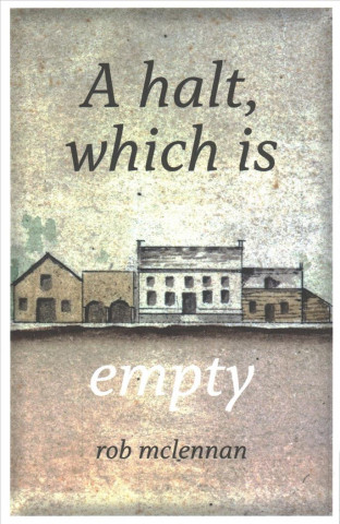 Boek A Halt Which Is Empty Rob Mclennan