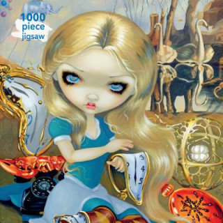 Játék Adult Jigsaw Puzzle Jasmine Becket-Griffith: Alice in a Dali Dream: 1000-Piece Jigsaw Puzzles ( 1000-Piece Jigsaw Puzzles ) Flame Tree Studio