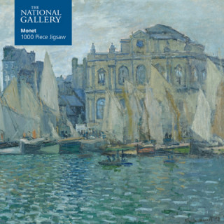 Kniha Adult Jigsaw Puzzle National Gallery: Monet The Museum at Le Havre Flame Tree Studio