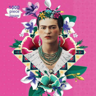 Könyv Adult Jigsaw Puzzle Frida Kahlo Pink Flame Tree Studio