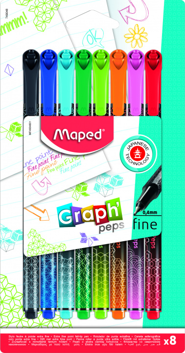 Kniha Liner Maped peps Premium sada 8ks 