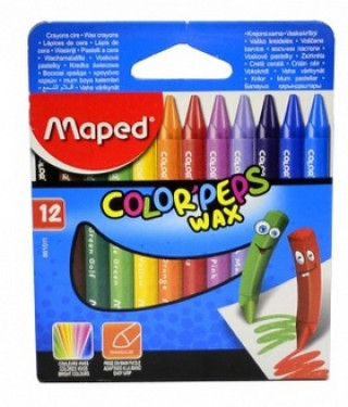 Papírenské zboží Maped - Voskové pastelky Wax 12 ks 