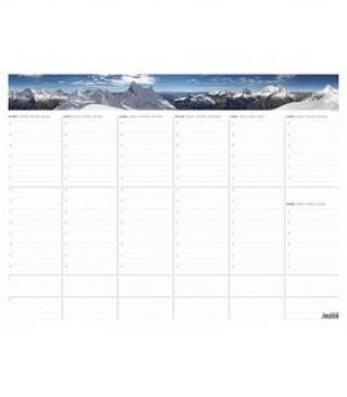Календар/тефтер SK - Týdenní plánovací mapa A2 (bez plastové lišty) - stolní kalendář 2020 