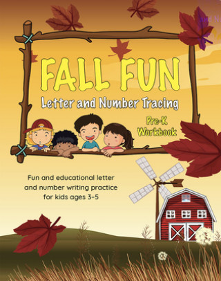 Kniha Fall Fun Letter and Number Tracing Editors of Little Brown Lab