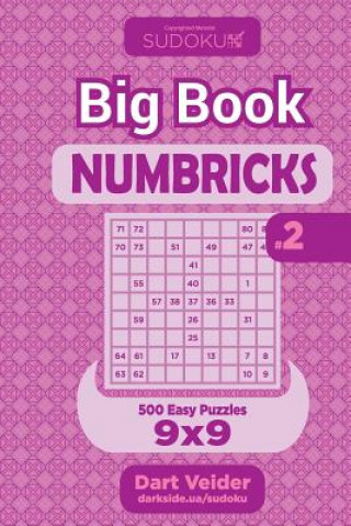 Książka Sudoku Big Book Numbricks - 500 Easy Puzzles 9x9 (Volume 2) Dart Veider