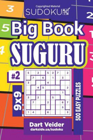 Knjiga Sudoku Big Book Suguru - 500 Easy Puzzles 9x9 (Volume 2) Dart Veider