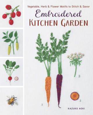 Book Embroidered Kitchen Garden Kazuko Aoki