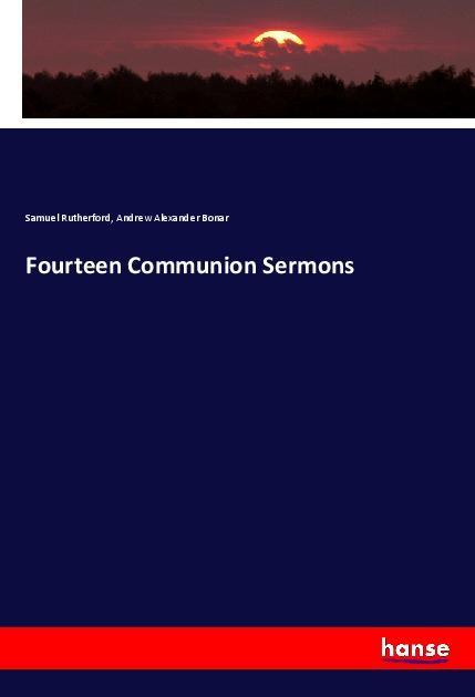 Książka Fourteen Communion Sermons Samuel Rutherford