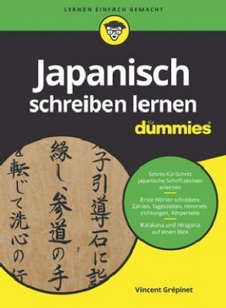 Carte Japanisch schreiben lernen fur Dummies Vincent Grépinet