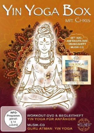Filmek Yin Yoga Box - Set inklusive Anfänger-DVD, Übungsheft und Musik-CD Chris