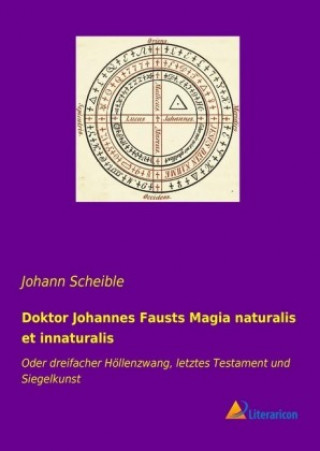 Kniha Doktor Johannes Fausts Magia naturalis et innaturalis Johann Scheible