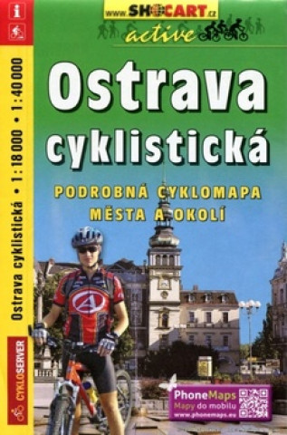 Tiskovina Ostrava cyklistická 1:18 000 