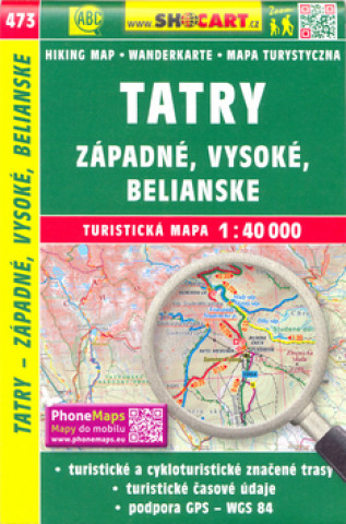 Materiale tipărite Tatry - Západné, Vysoké, Belianske 1:40 000 