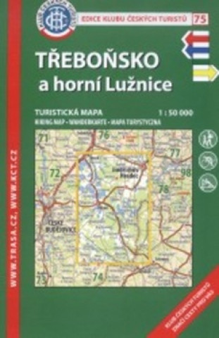 Tlačovina KČT 75 Třeboňsko a horní Lužnice 1:50 000 