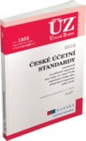 Könyv ÚZ 1253 České účetní standardy 2018 